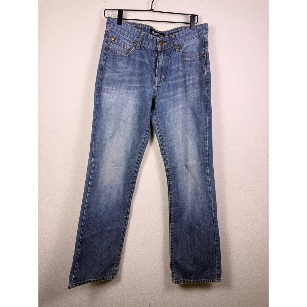 Ecko Unltd Mens Slim Straight Fit Blue Jeans W32 Streetwear Denim